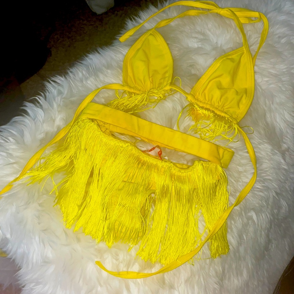 Yellow dancer/ entertainment outfit